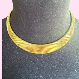 MONET Vintage Gold Tone 17” Double Clasp extension necklace